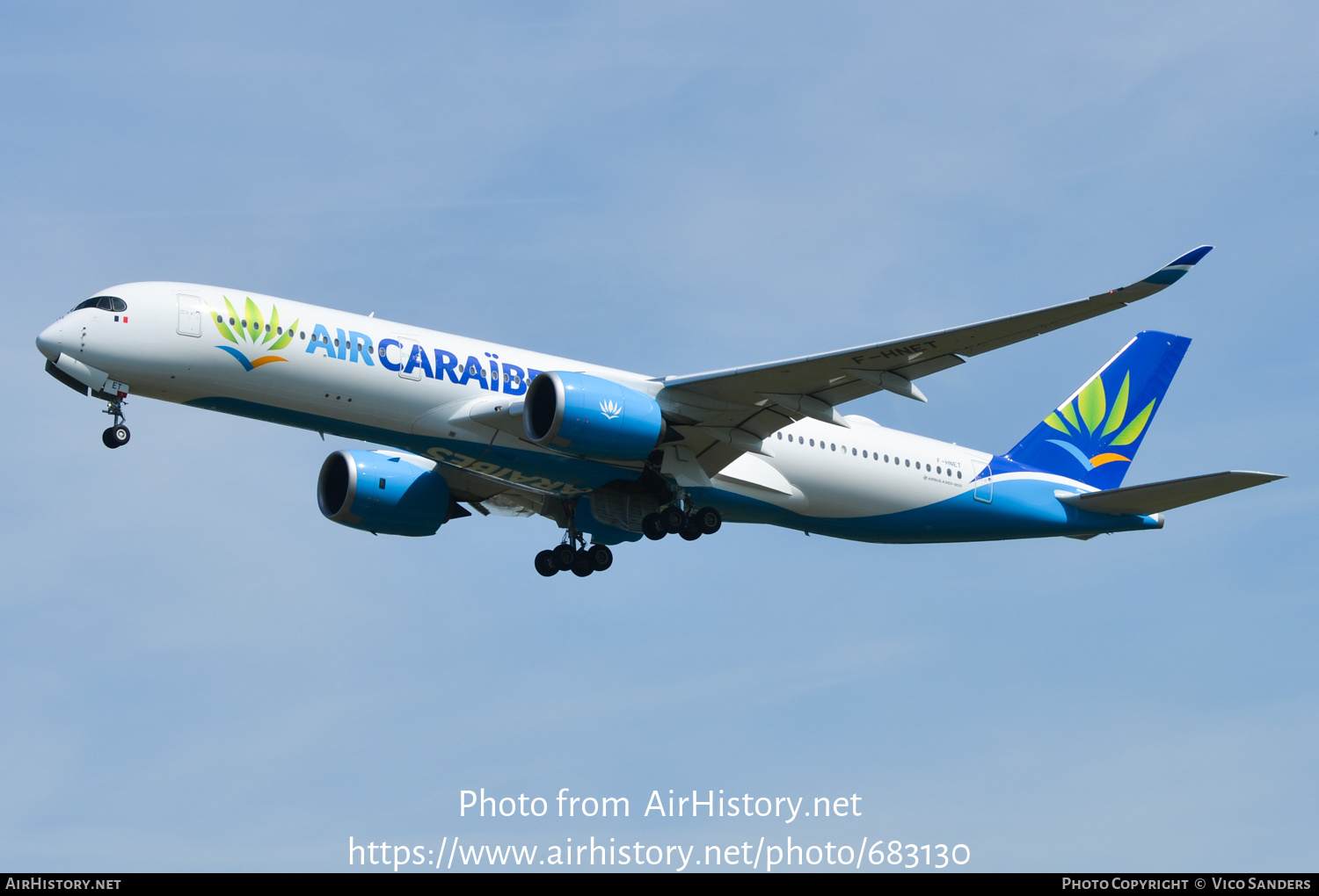 Aircraft Photo of F-HNET | Airbus A350-941 | Air Caraïbes | AirHistory.net #683130