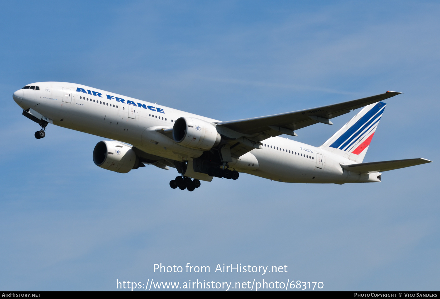 Aircraft Photo of F-GSPL | Boeing 777-228/ER | Air France | AirHistory.net #683170