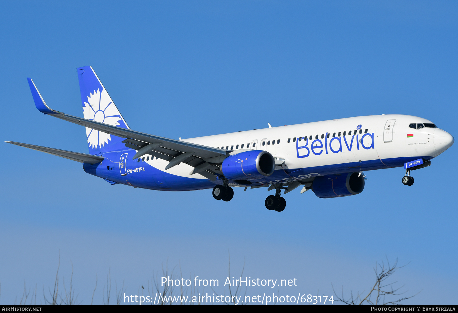 Aircraft Photo of EW-457PA | Boeing 737-800 | Belavia | AirHistory.net #683174