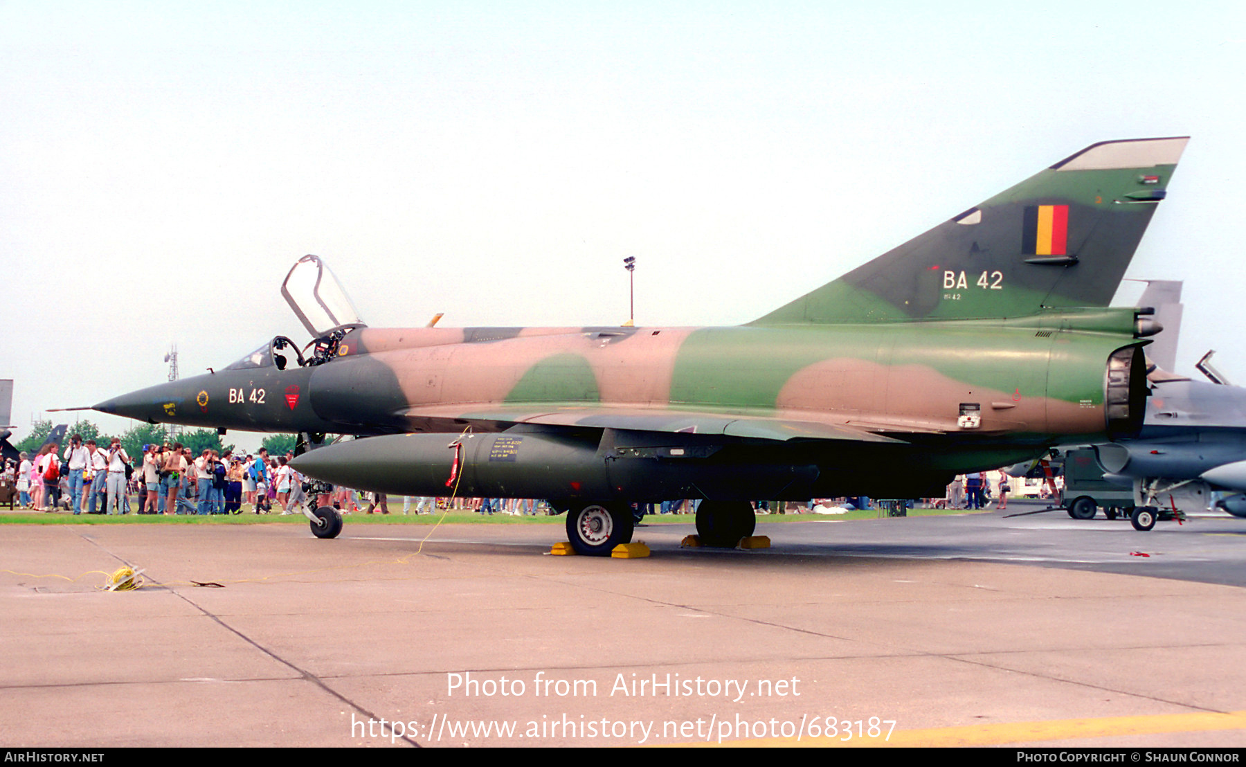 Aircraft Photo of BA42 | Dassault Mirage 5BA | Belgium - Air Force | AirHistory.net #683187