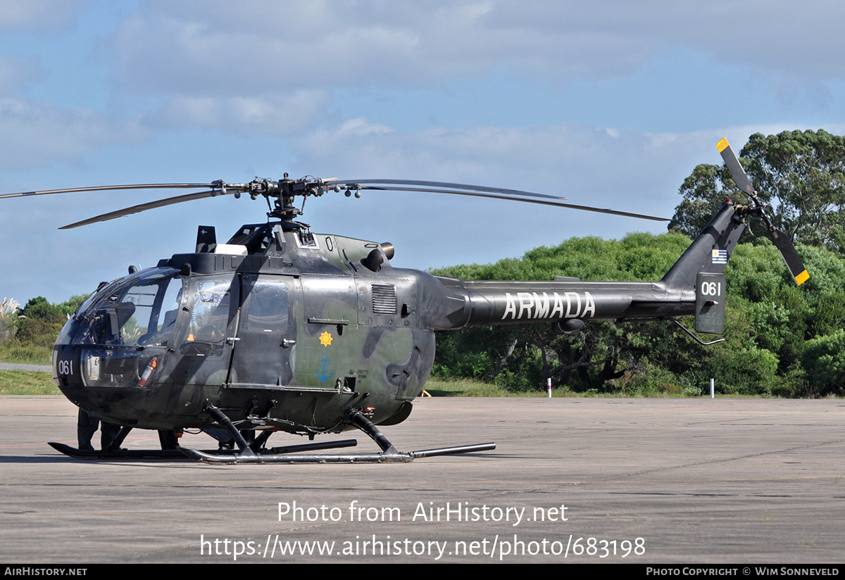 Aircraft Photo of 061 | MBB BO-105P1 | Uruguay - Navy | AirHistory.net #683198