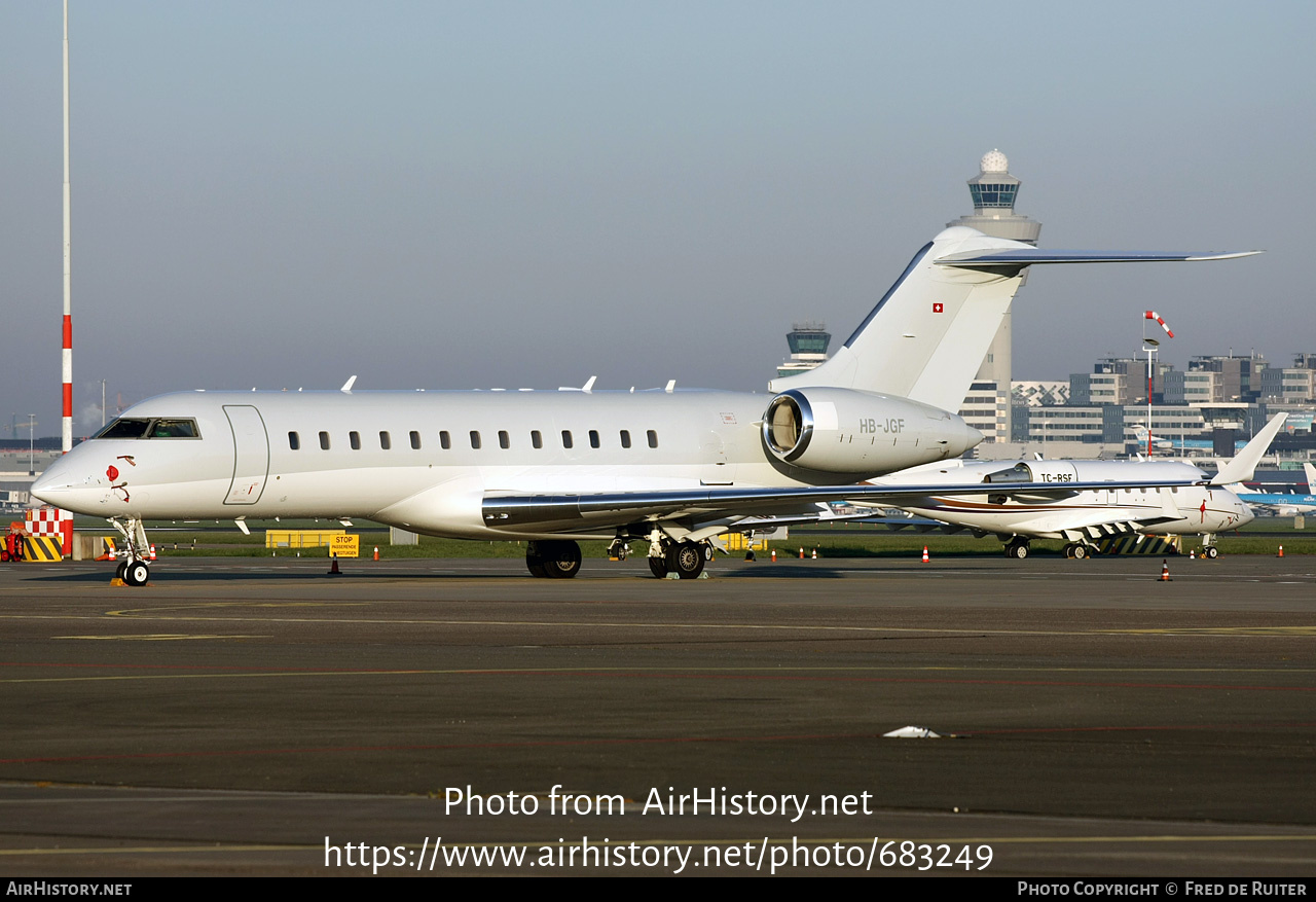 Aircraft Photo of HB-JGF | Bombardier Global Express (BD-700-1A10) | AirHistory.net #683249