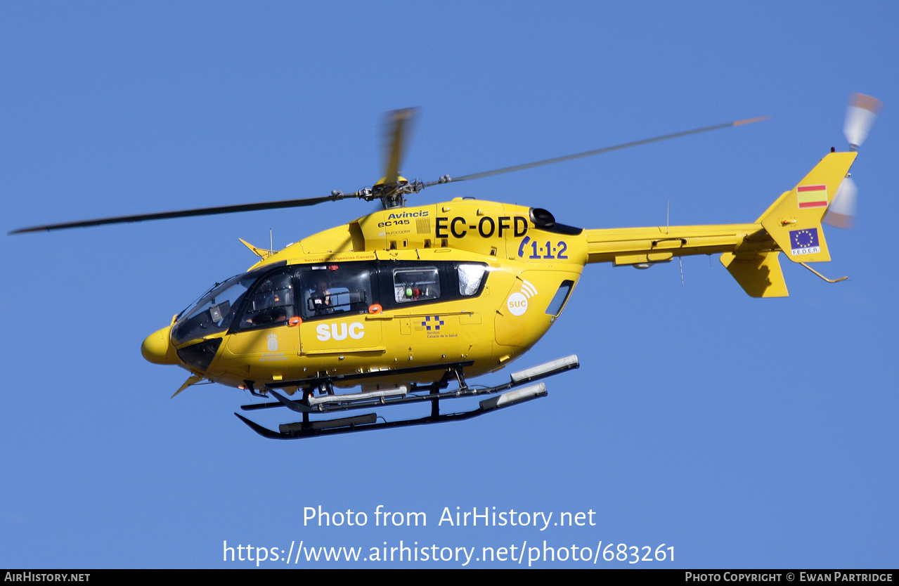 Aircraft Photo of EC-OFD | Eurocopter-Kawasaki BK-117/EC-145 | Avincis | AirHistory.net #683261