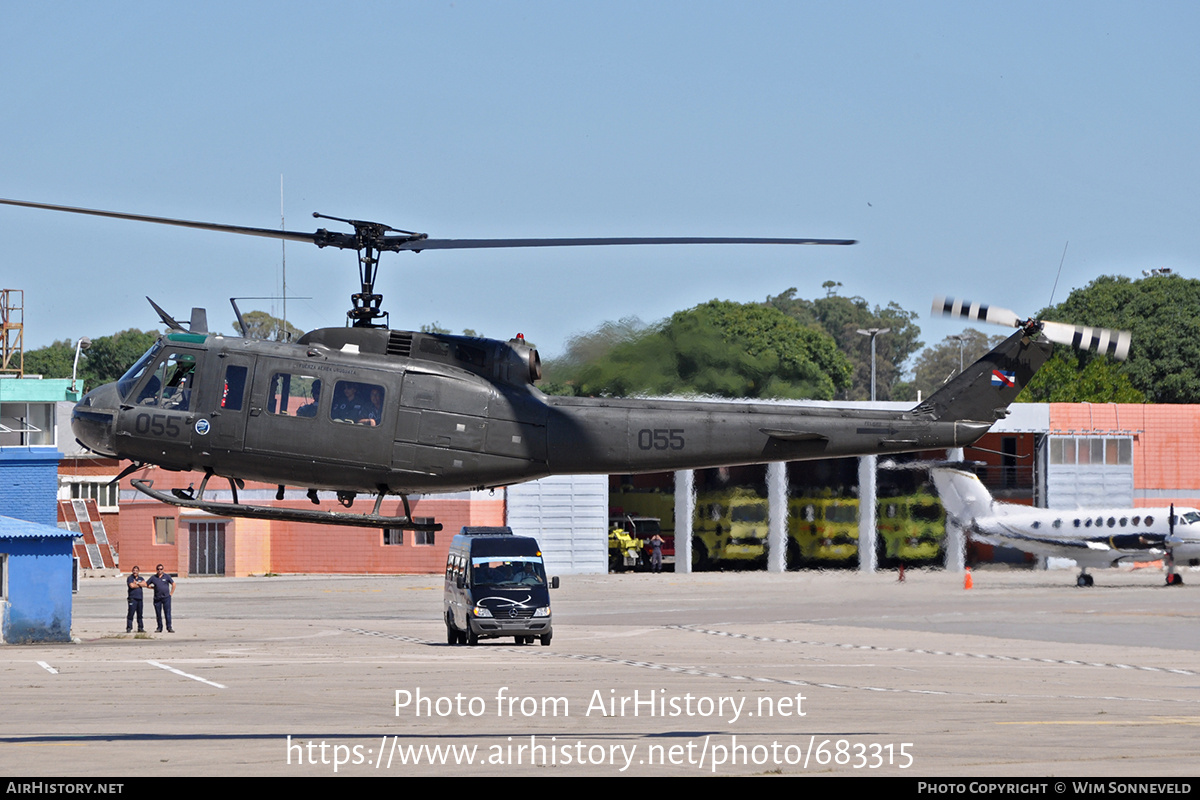 Aircraft Photo of 055 | Bell UH-1H Iroquois | Uruguay - Air Force | AirHistory.net #683315