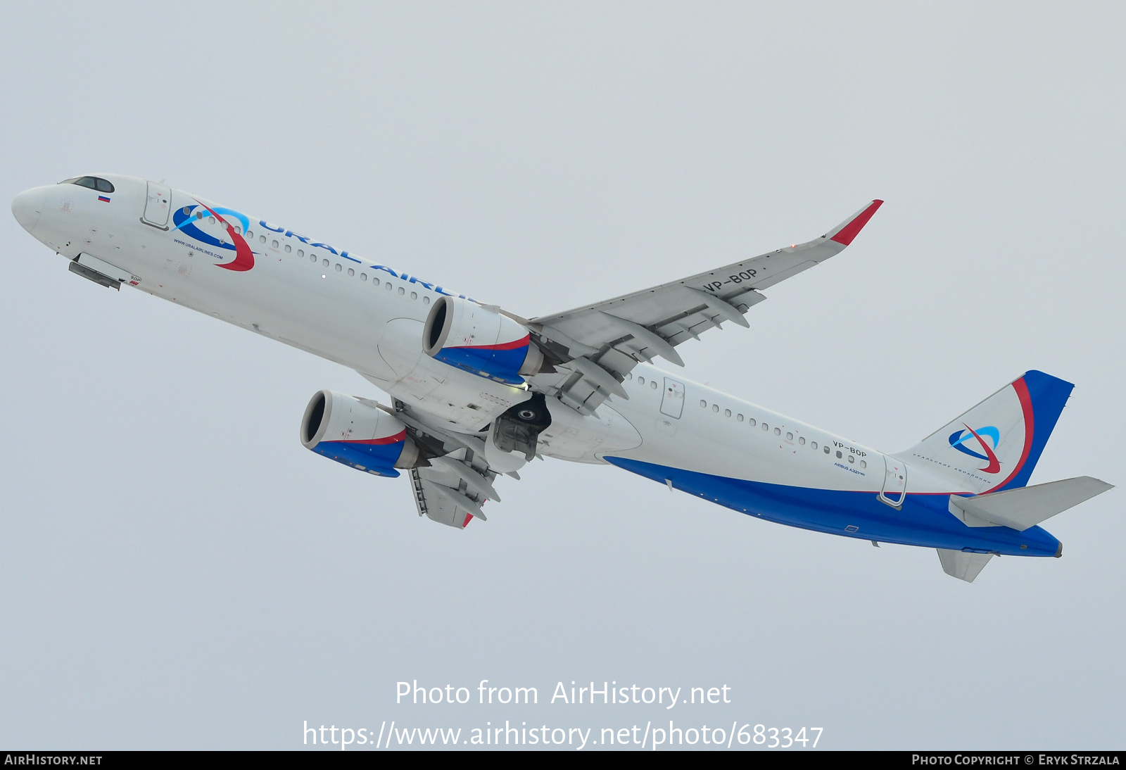 Aircraft Photo of VP-BOP | Airbus A321-251NX | Ural Airlines | AirHistory.net #683347