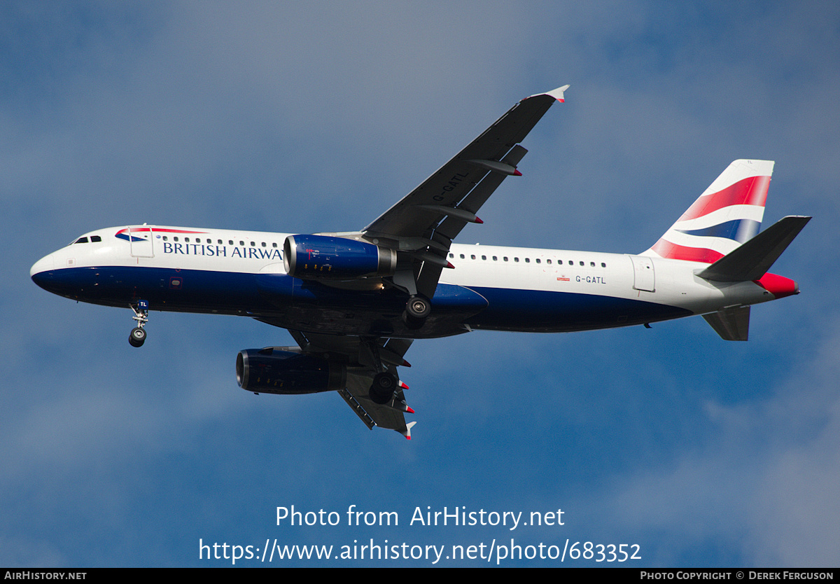 Aircraft Photo of G-GATL | Airbus A320-233 | British Airways | AirHistory.net #683352