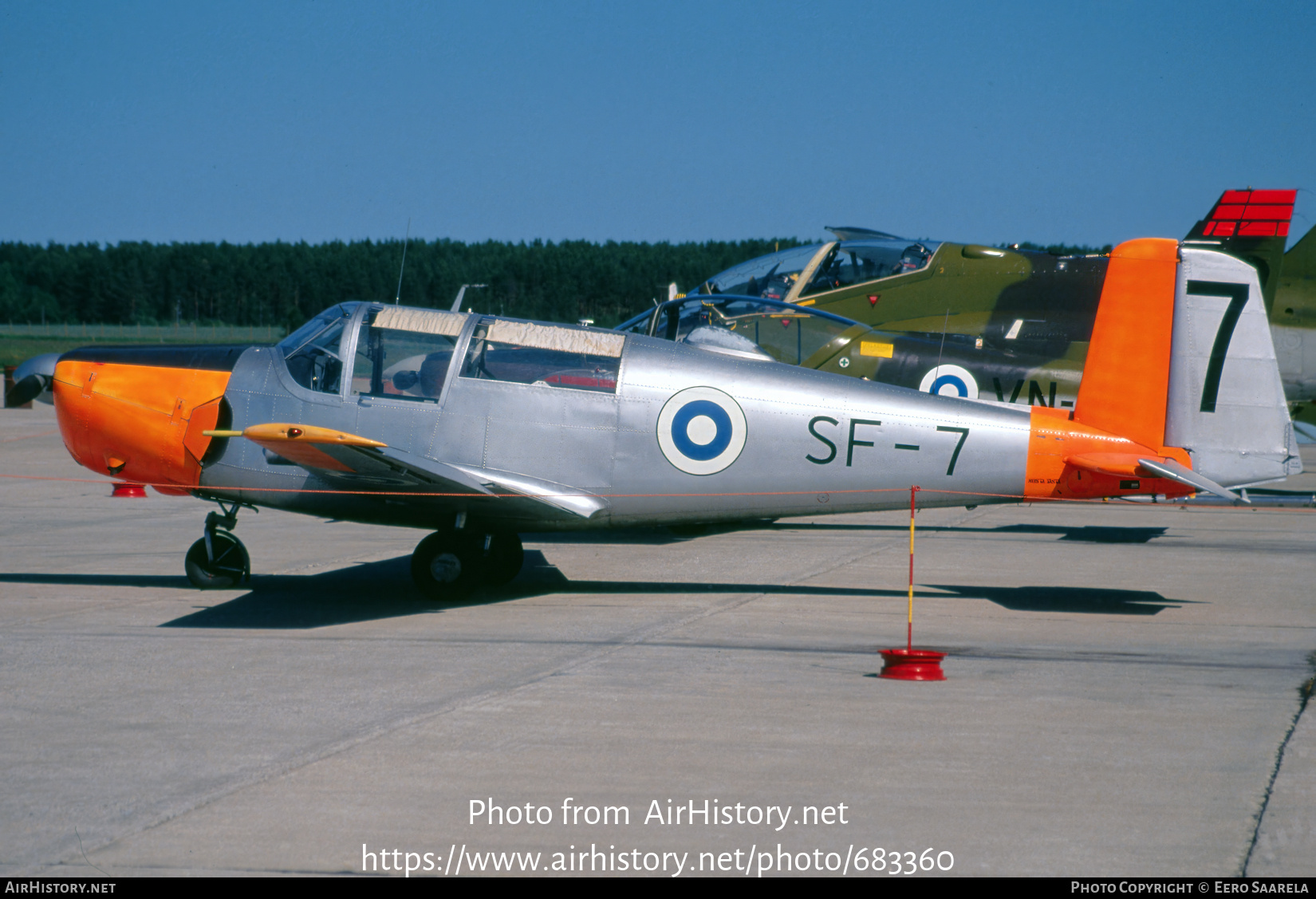 Aircraft Photo of SF-7 | Saab 91D Safir | Finland - Air Force | AirHistory.net #683360