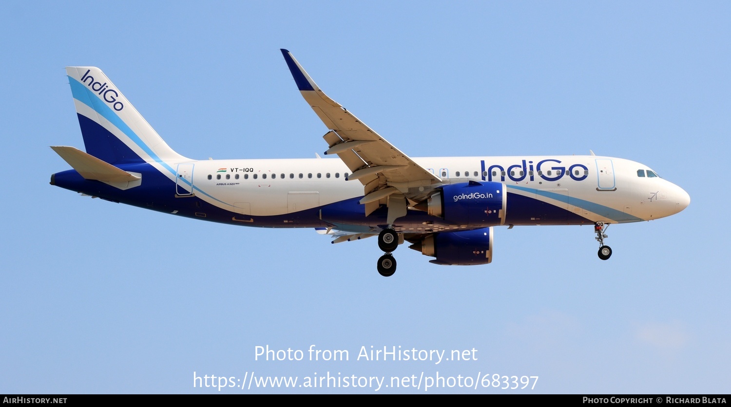 Aircraft Photo of VT-IQQ | Airbus A320-251N | IndiGo | AirHistory.net #683397