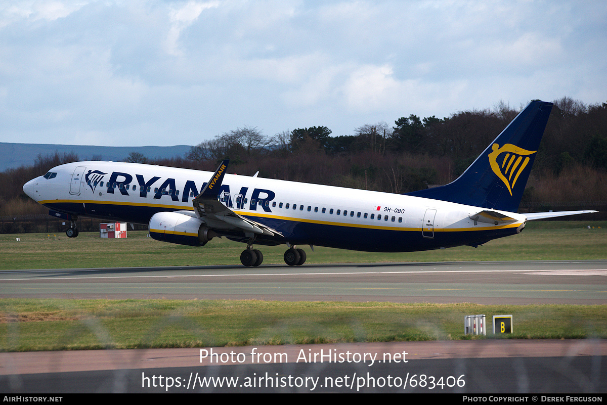 Aircraft Photo of 9H-QBO | Boeing 737-8AS | Ryanair | AirHistory.net #683406