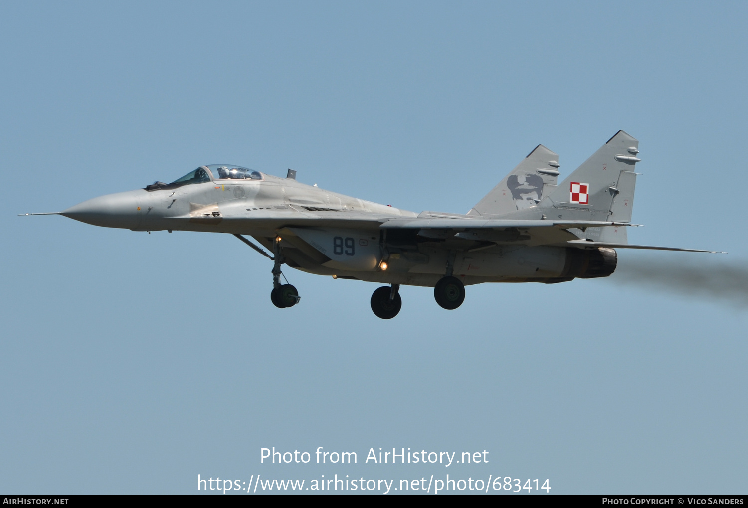 Aircraft Photo of 89 | Mikoyan-Gurevich MiG-29M | Poland - Air Force | AirHistory.net #683414