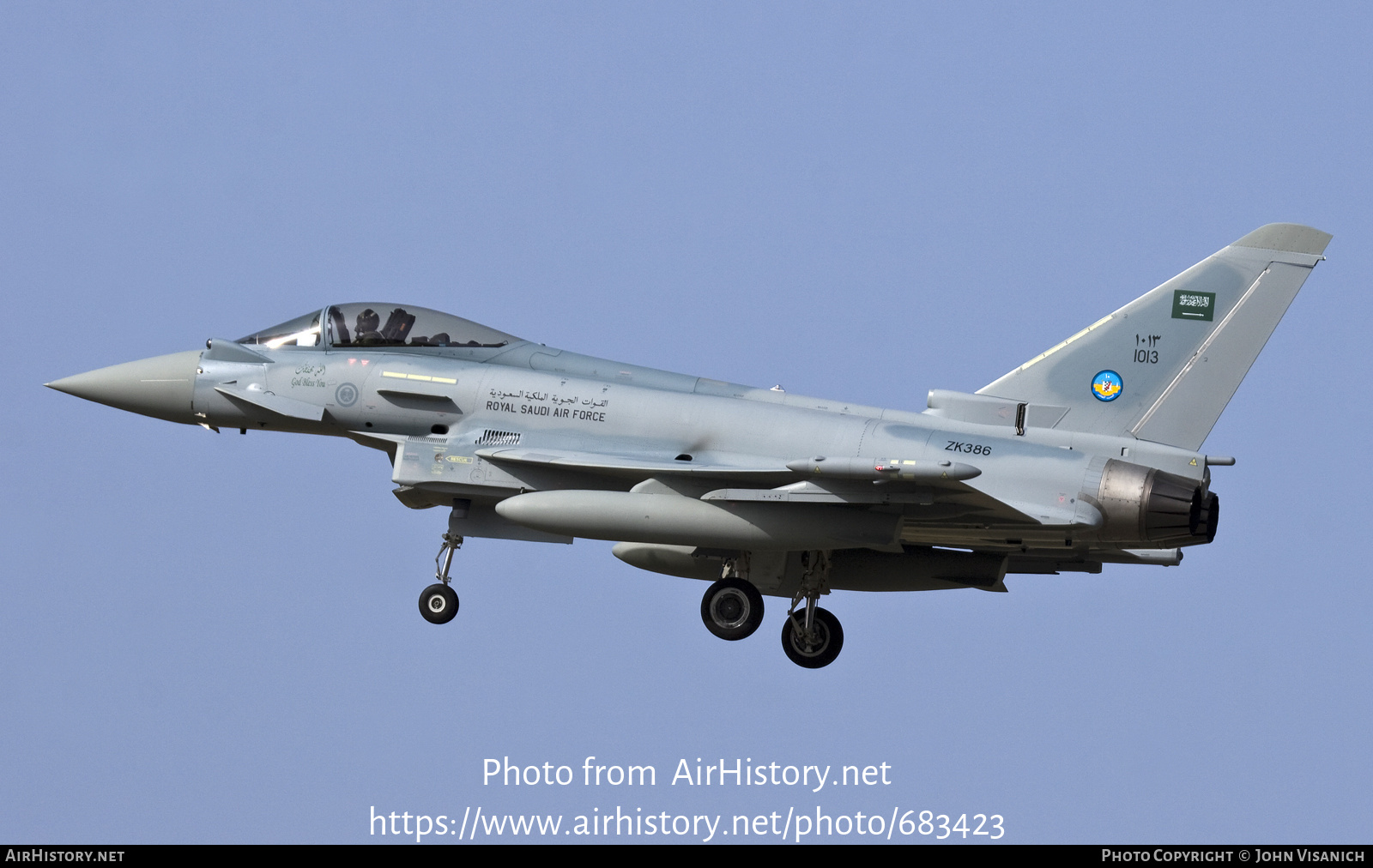 Aircraft Photo of 1013 / ZK386 | Eurofighter EF-2000 Typhoon | Saudi Arabia - Air Force | AirHistory.net #683423