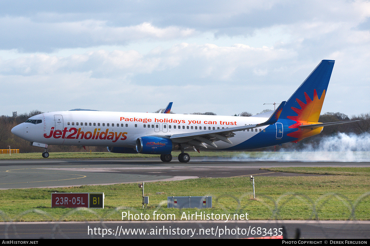 Aircraft Photo of G-DRTC | Boeing 737-808 | Jet2 Holidays | AirHistory.net #683435