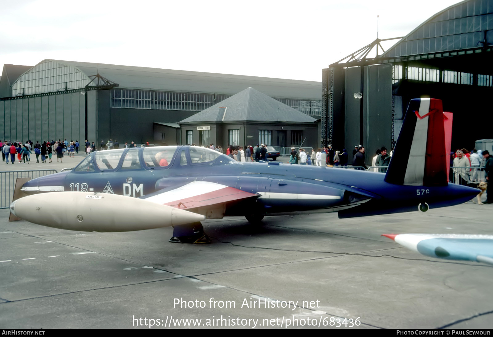 Aircraft Photo of 576 | Fouga CM-170R Magister | France - Air Force | AirHistory.net #683436