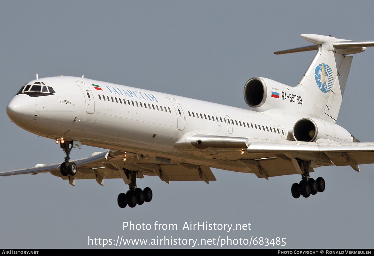 Aircraft Photo of RA-85799 | Tupolev Tu-154M | Tatarstan Airlines | AirHistory.net #683485