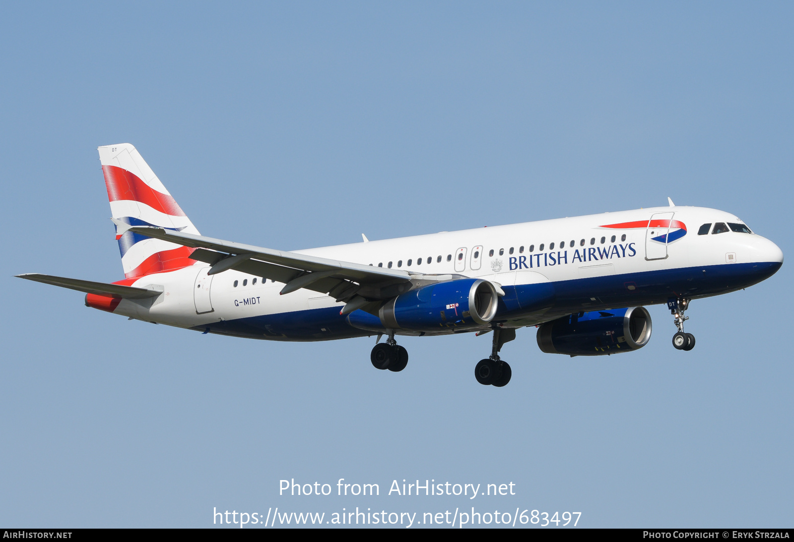 Aircraft Photo of G-MIDT | Airbus A320-232 | British Airways | AirHistory.net #683497