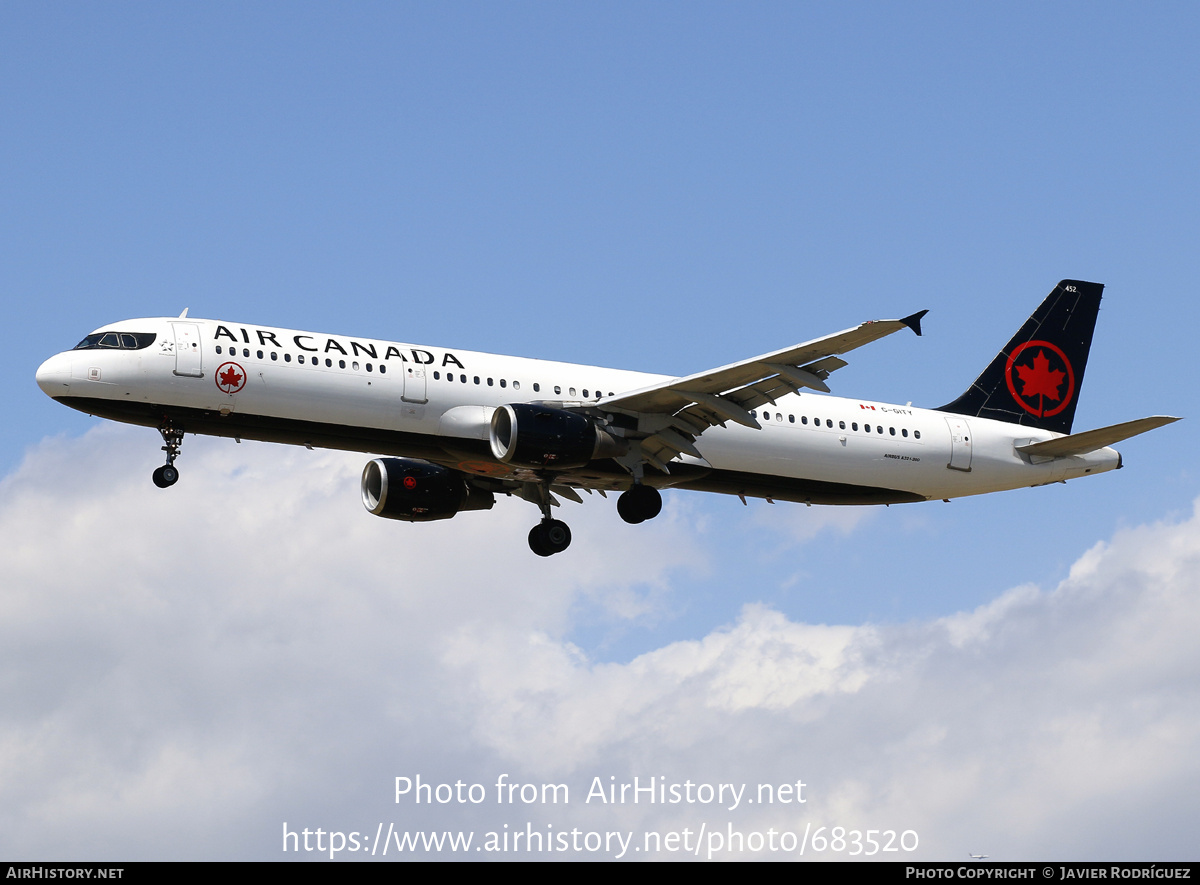 Aircraft Photo of C-GITY | Airbus A321-211 | Air Canada | AirHistory.net #683520