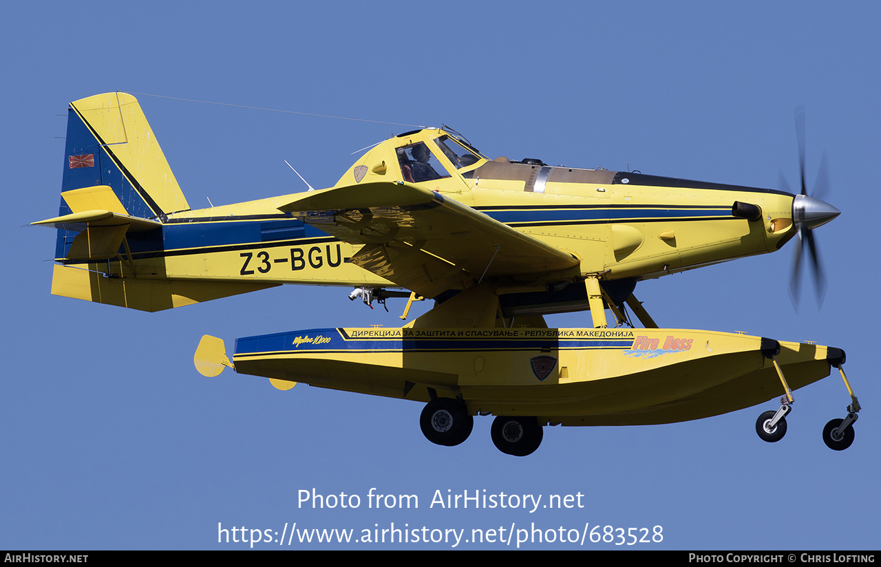 Aircraft Photo of Z3-BGU | Air Tractor AT-802F Fire Boss (AT-802A) | Protection and Rescue Directorate | AirHistory.net #683528