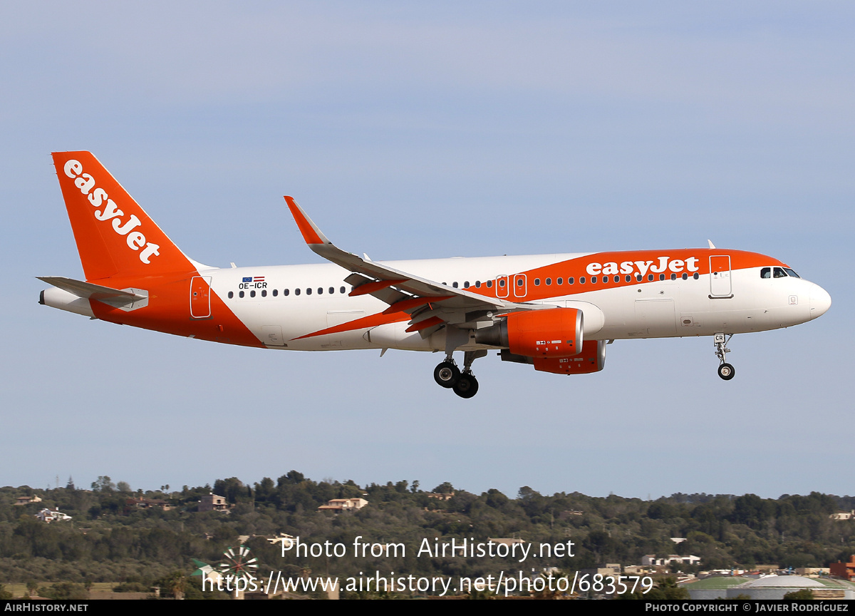 Aircraft Photo of OE-ICR | Airbus A320-214 | EasyJet | AirHistory.net #683579