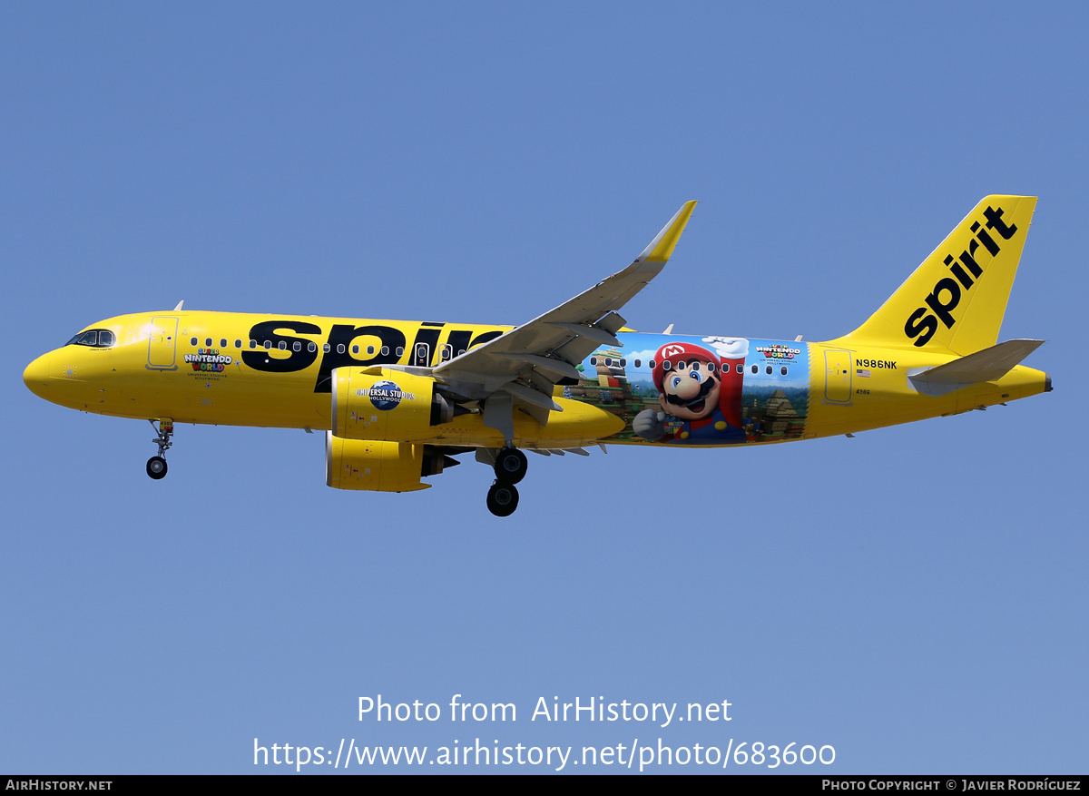 Aircraft Photo of N986NK | Airbus A320-271N | Spirit Airlines | AirHistory.net #683600