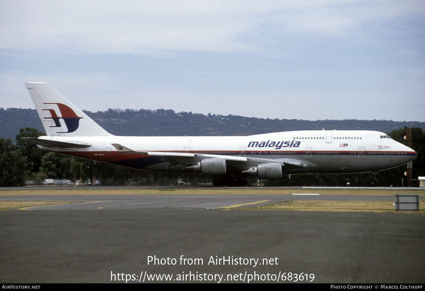 Aircraft Photo of 9M-MHO | Boeing 747-4H6 | Malaysia Airlines | AirHistory.net #683619