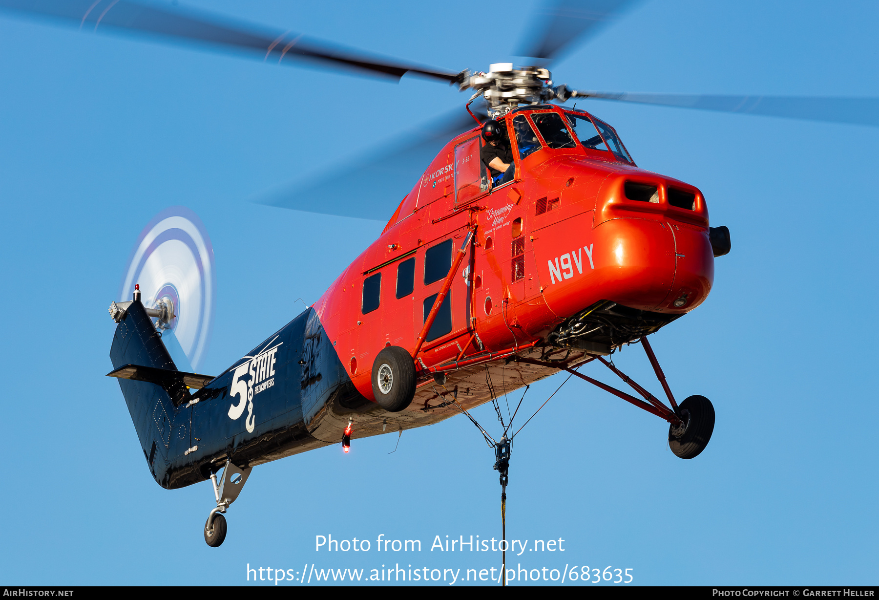 Aircraft Photo of N9VY | Sikorsky S-58DT | 5 State Helicopters | AirHistory.net #683635