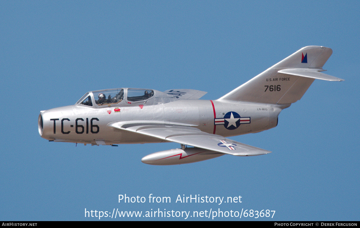 Aircraft Photo of LN-MIG | PZL-Mielec Lim-2 (MiG-15) | USA - Air Force | AirHistory.net #683687