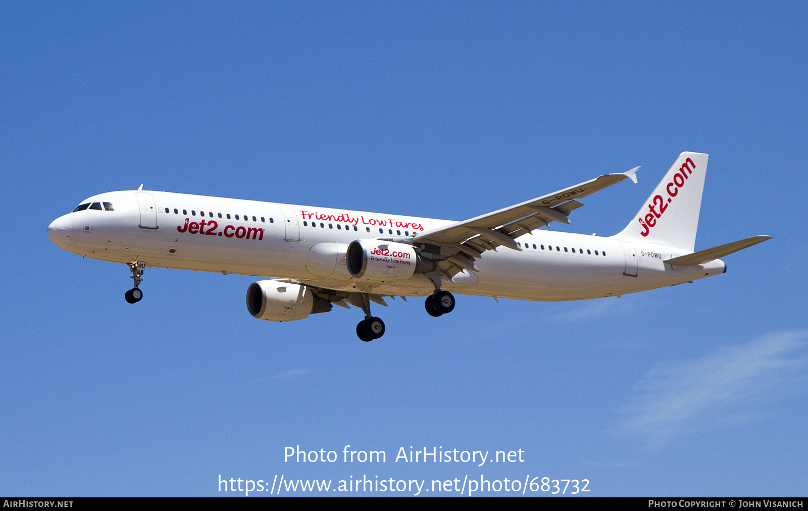 Aircraft Photo of G-POWU | Airbus A321-211 | Jet2 Holidays | AirHistory.net #683732