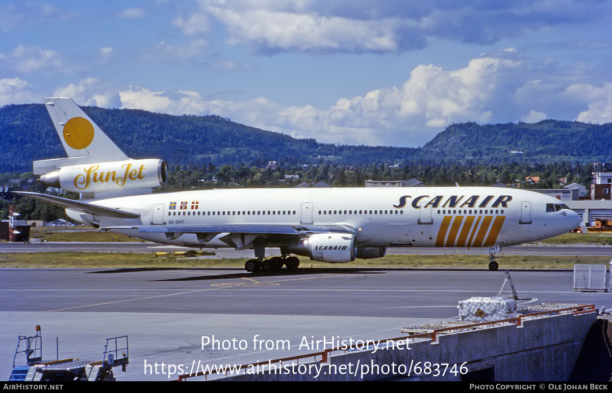 Aircraft Photo of SE-DHT | McDonnell Douglas DC-10-10 | Scanair | AirHistory.net #683746