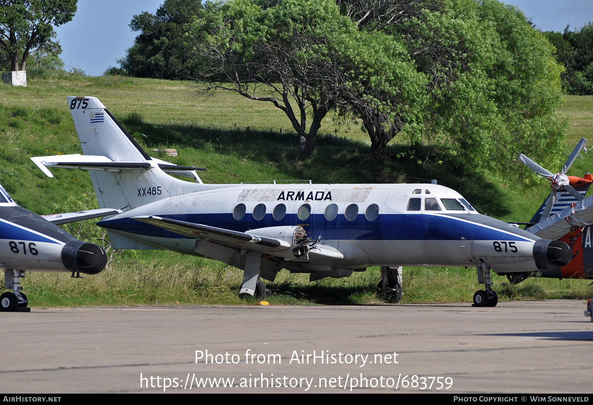 Aircraft Photo of 875 / XX485 | Scottish Aviation HP-137 Jetstream T2 | Uruguay - Navy | AirHistory.net #683759