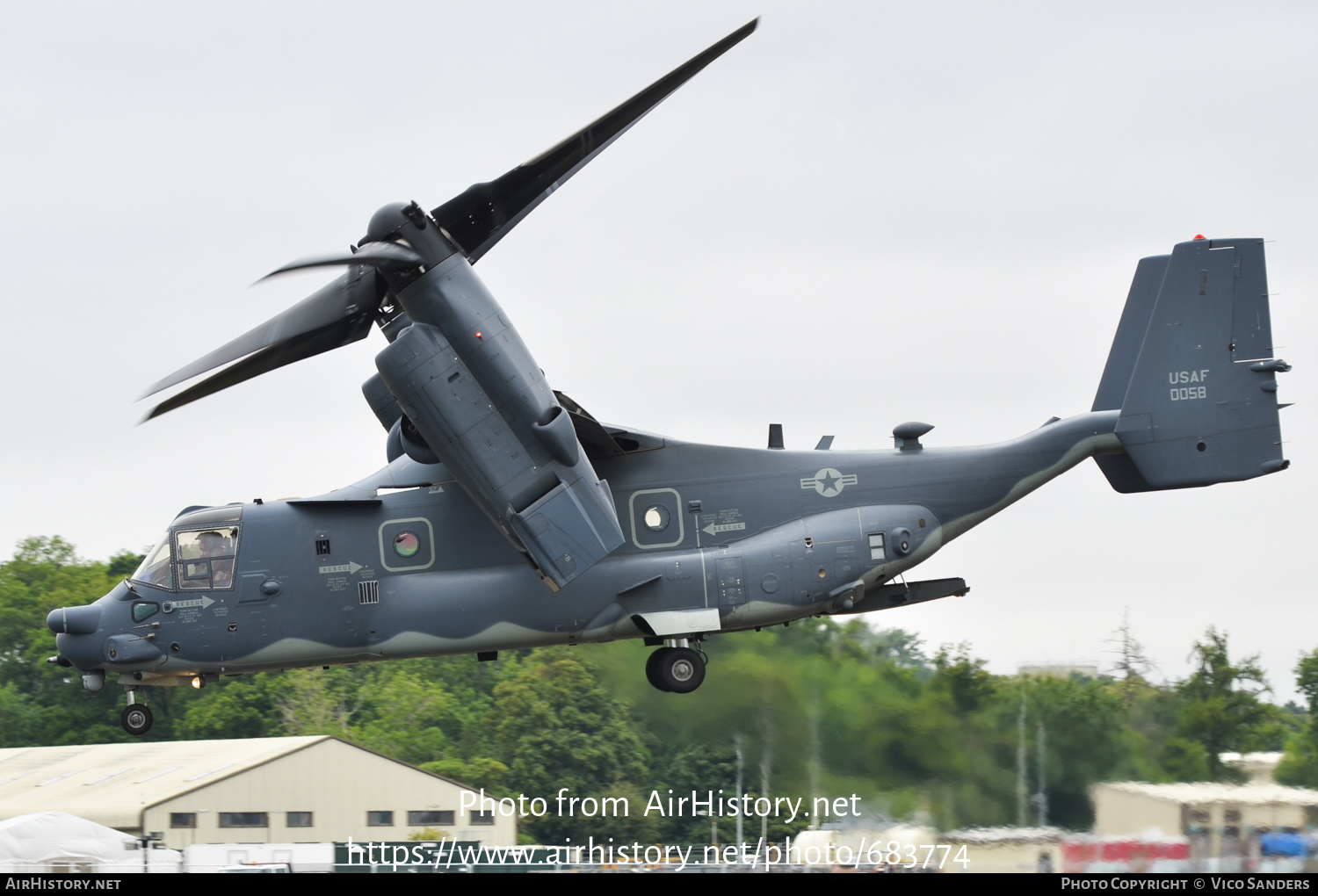 Aircraft Photo of 11-0058 / 0058 | Bell-Boeing CV-22B Osprey | USA - Air Force | AirHistory.net #683774