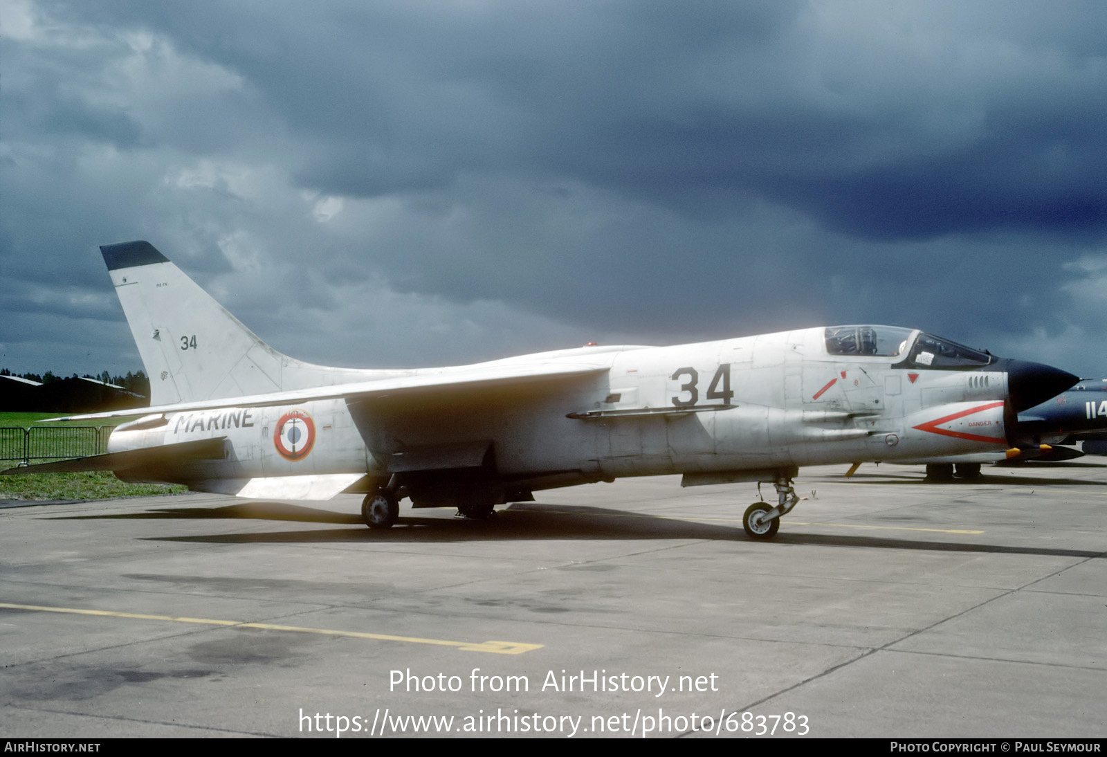 Aircraft Photo of 34 | Vought F-8E(FN) Crusader | France - Navy | AirHistory.net #683783