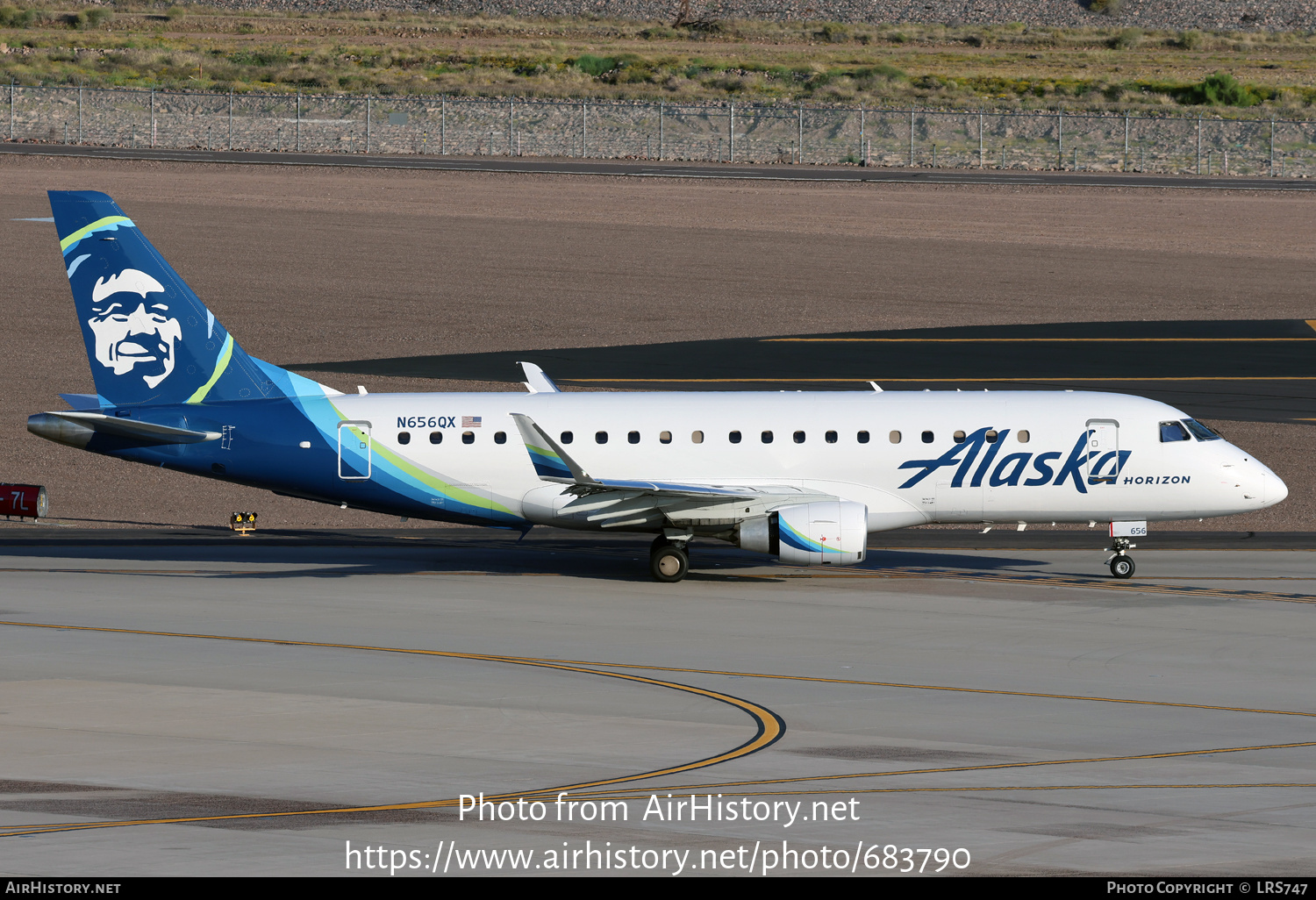 Aircraft Photo of N656QX | Embraer 175LR (ERJ-170-200LR) | Alaska Airlines | AirHistory.net #683790