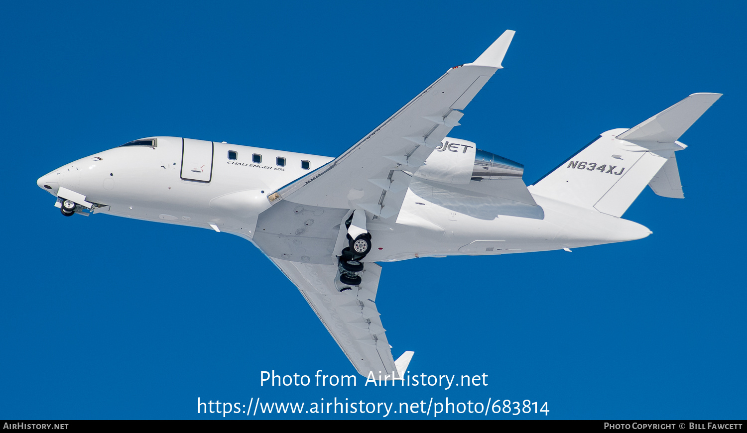 Aircraft Photo of N634XJ | Canadair Challenger 604 (CL-600-2B16 ...