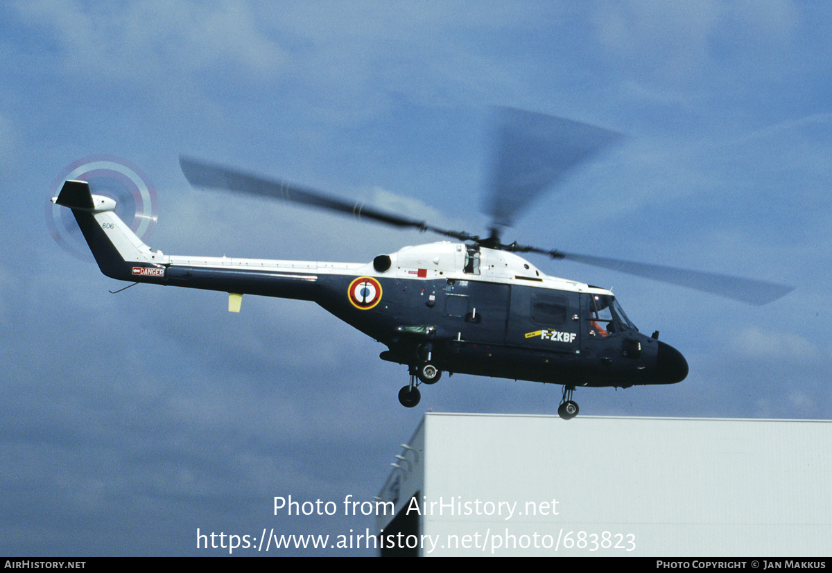 Aircraft Photo of 806 / F-ZKBF | Westland WG-13 Lynx HAS2(FN) | France - Navy | AirHistory.net #683823