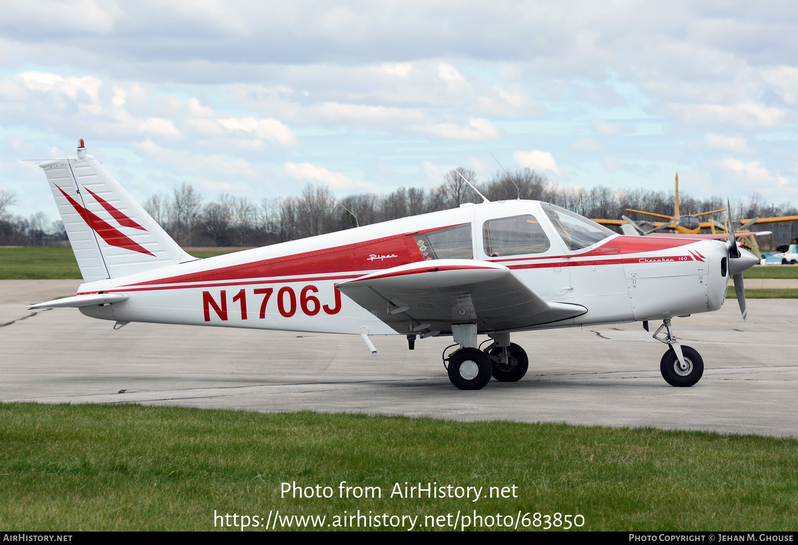 Aircraft Photo of N1706J | Piper PA-28-140 Cherokee | AirHistory.net #683850