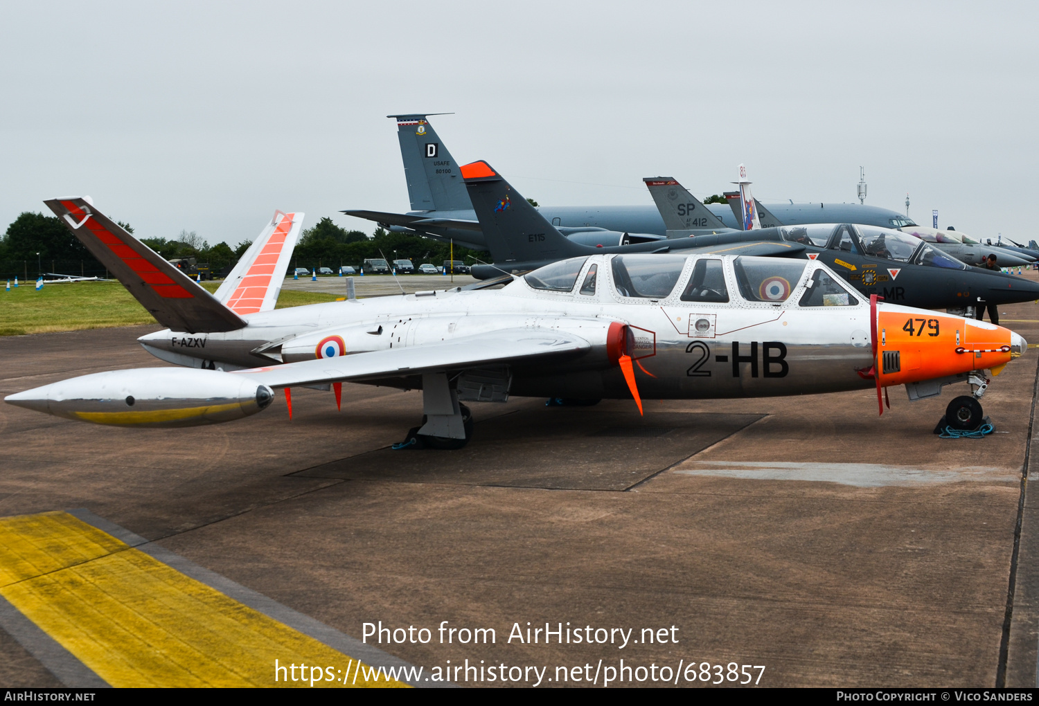 Aircraft Photo of F-AZXV / 479 | Fouga CM-170 Magister | France - Air Force | AirHistory.net #683857