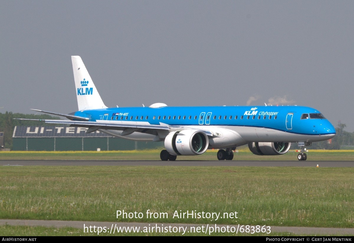 Aircraft Photo of PH-NXS | Embraer 195-E2 (ERJ-190-400) | KLM Cityhopper | AirHistory.net #683863