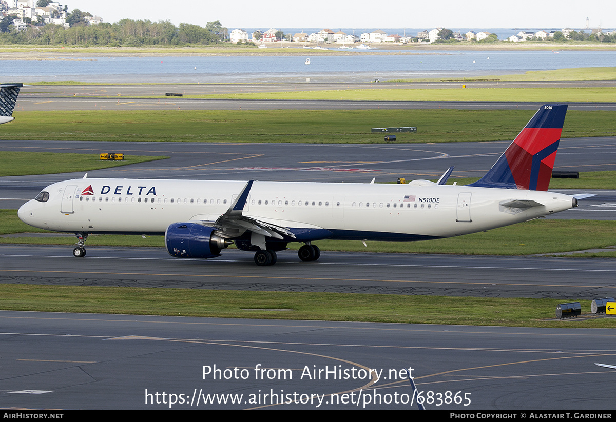 Aircraft Photo of N510DE | Airbus A321-271NX | Delta Air Lines | AirHistory.net #683865