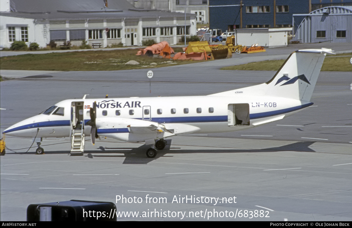 Aircraft Photo of LN-KOB | Embraer EMB-120RT Brasilia | Widerøe Norsk Air | AirHistory.net #683882