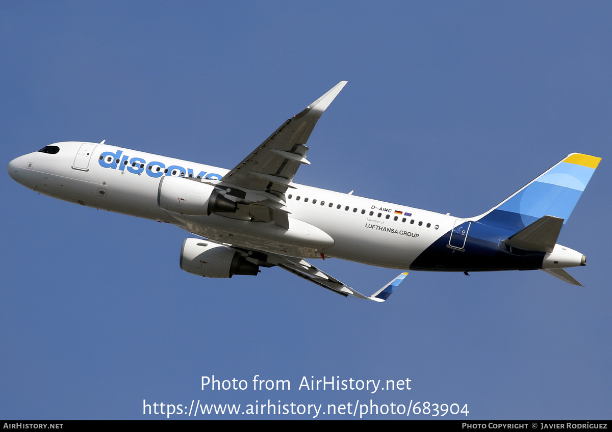 Aircraft Photo of D-AIWC | Airbus A320-214 | Discover Airlines | AirHistory.net #683904