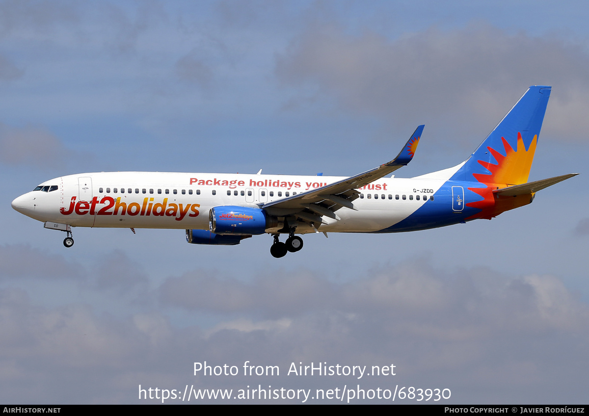 Aircraft Photo of G-JZDD | Boeing 737-8JP | Jet2 Holidays | AirHistory.net #683930