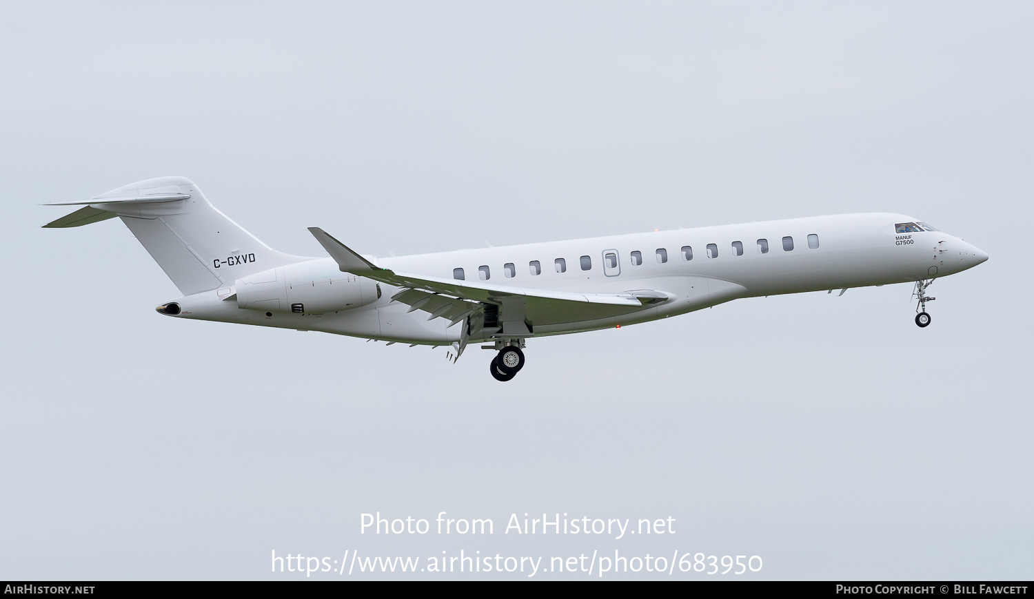 Aircraft Photo of C-GXVD | Bombardier Global 7500 (BD-700-2A12) | AirHistory.net #683950