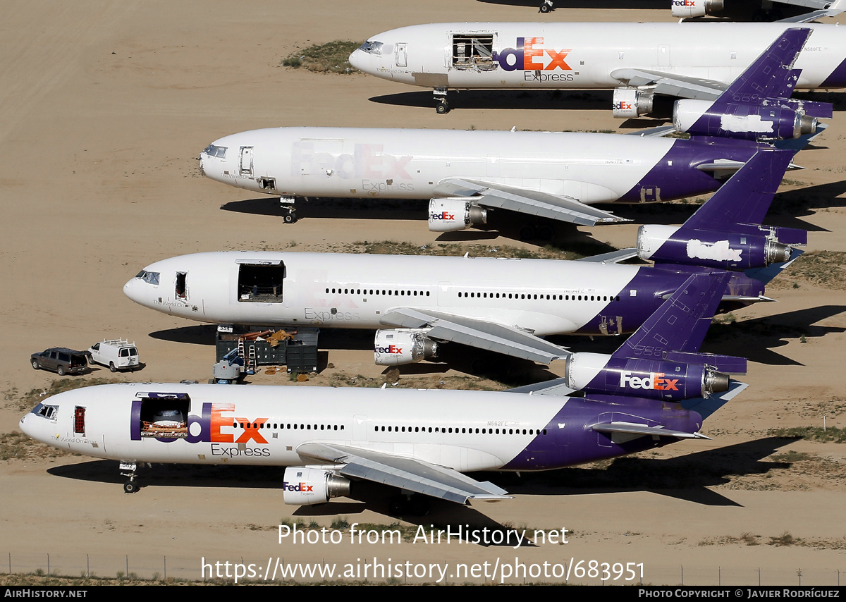 Aircraft Photo of N562FE | McDonnell Douglas DC-10-10(F) | FedEx Express - Federal Express | AirHistory.net #683951