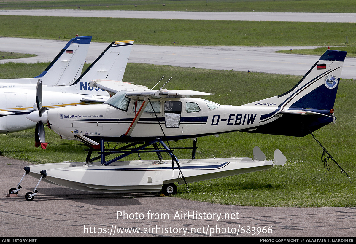 Aircraft Photo of D-EBIW | Cessna T206H Soloy Turbine Mk2 | AirHistory.net #683966