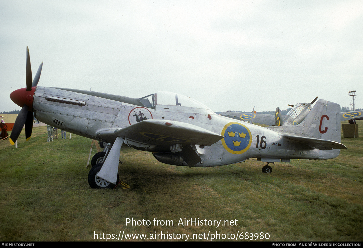 Aircraft Photo of 26020 | North American J26 Mustang | Sweden - Air Force | AirHistory.net #683980