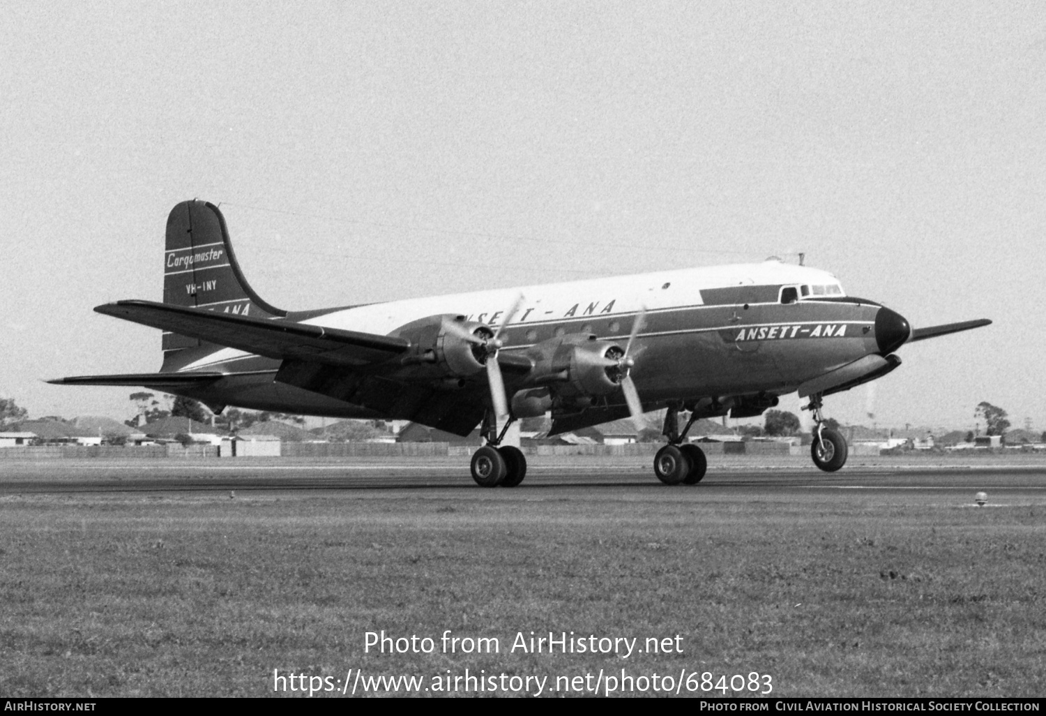 Aircraft Photo of VH-INY | Douglas DC-4-1009 | Ansett - ANA | AirHistory.net #684083