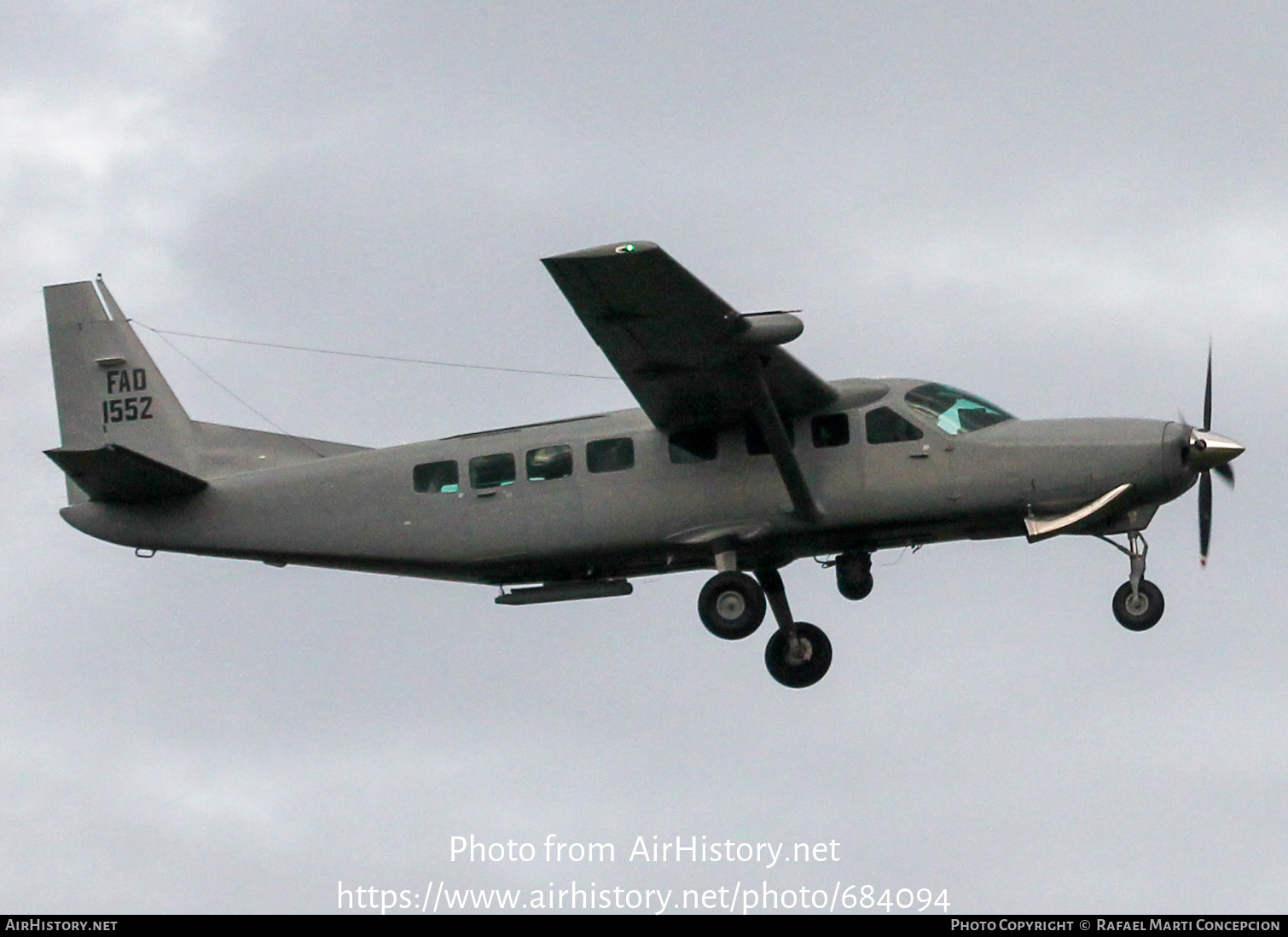 Aircraft Photo of FAD 1552 | Cessna 208B Grand Caravan | Dominican Republic - Air Force | AirHistory.net #684094