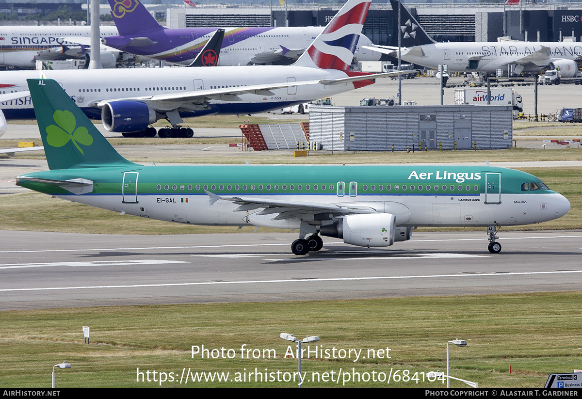 Aircraft Photo of EI-GAL | Airbus A320-214 | Aer Lingus | AirHistory.net #684104