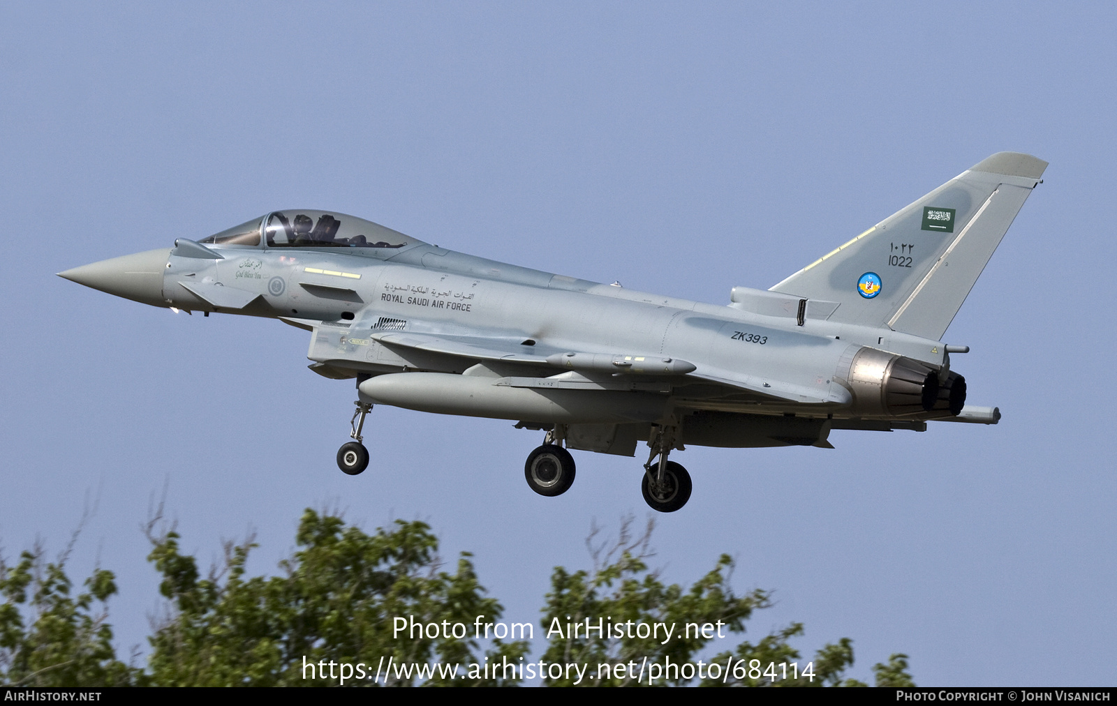 Aircraft Photo of 1022 / ZK393 | Eurofighter EF-2000 Typhoon | Saudi Arabia - Air Force | AirHistory.net #684114