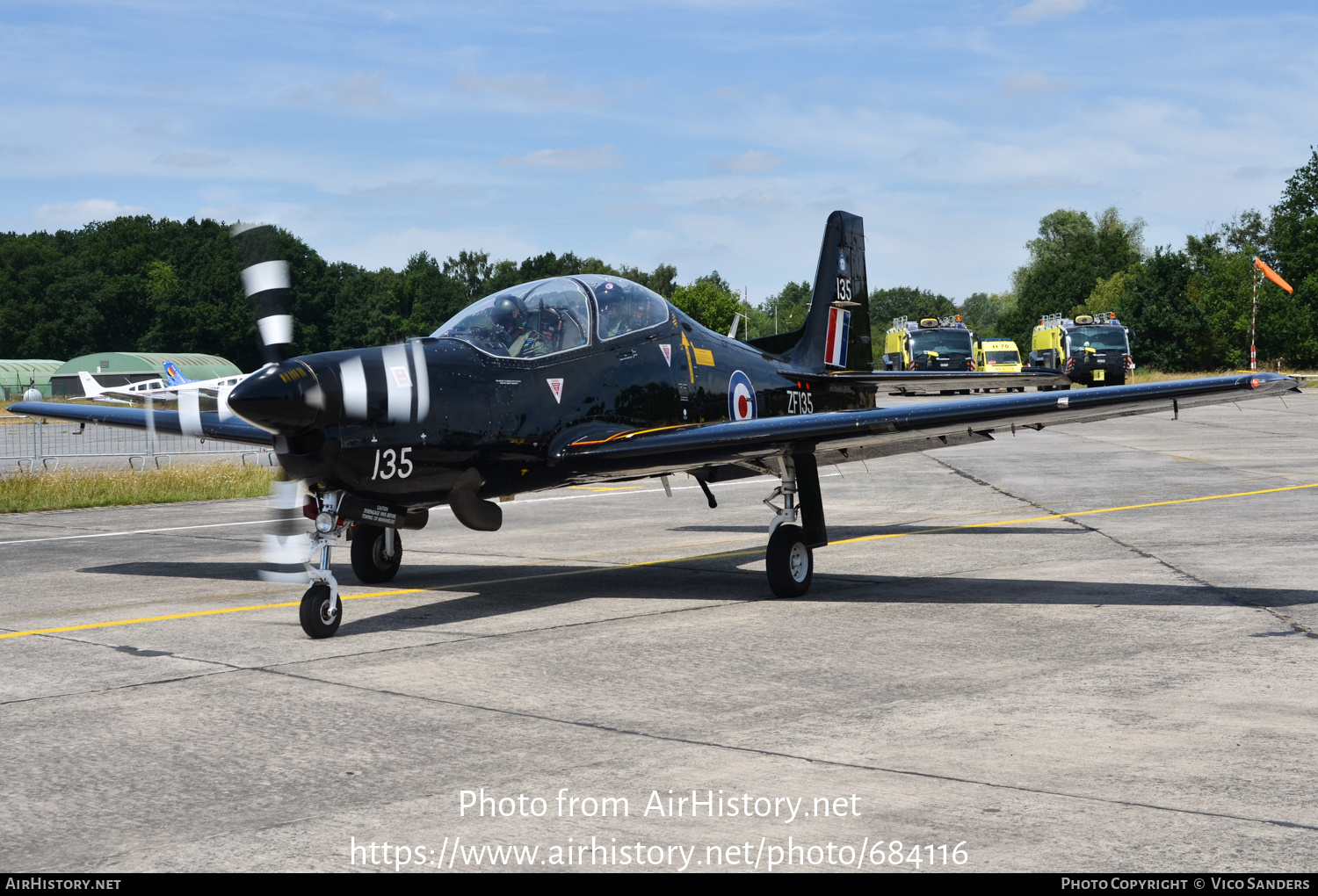 Aircraft Photo of ZF135 | Short S-312 Tucano T1 | UK - Air Force | AirHistory.net #684116